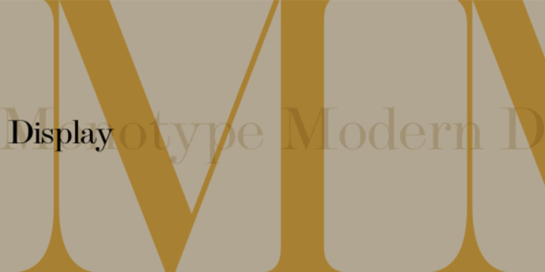 Monotype™-Modern-Display™