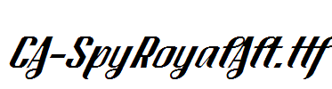 CA-SpyRoyalAlt.ttf