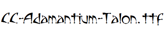 CC-Adamantium-Talon.ttf