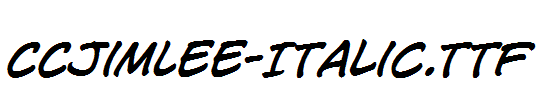 CCJimLee-Italic.ttf