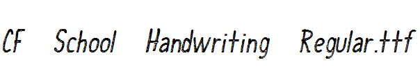CF-School-Handwriting-Regular.ttf