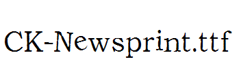 CK-Newsprint.ttf