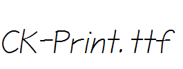 CK-Print.ttf