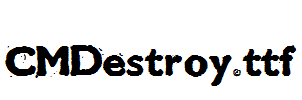 CMDestroy.ttf