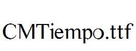 CMTiempo.ttf