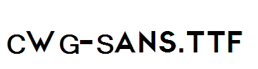 CWG-Sans.ttf