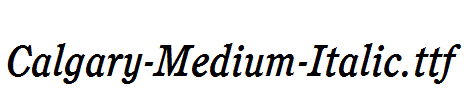 Calgary-Medium-Italic.ttf