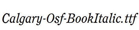 Calgary-Osf-BookItalic.ttf