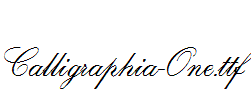 Calligraphia-One.ttf