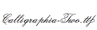 Calligraphia-Two.ttf