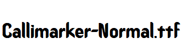 Callimarker-Normal.ttf