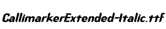 CallimarkerExtended-Italic.ttf