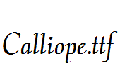 Calliope.ttf