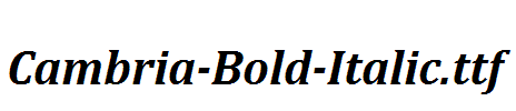 Cambria-Bold-Italic.ttf