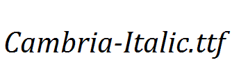 Cambria-Italic.ttf
