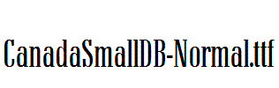 CanadaSmallDB-Normal.ttf