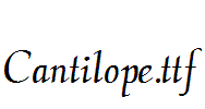 Cantilope.ttf