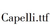 Capelli.ttf