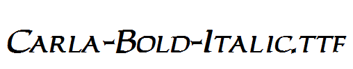 Carla-Bold-Italic.ttf