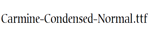 Carmine-Condensed-Normal.ttf