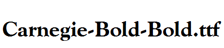 Carnegie-Bold-Bold.ttf