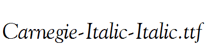 Carnegie-Italic-Italic.ttf