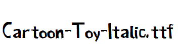 Cartoon-Toy-Italic.ttf