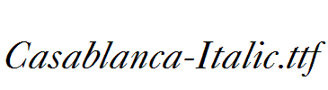 Casablanca-Italic.ttf