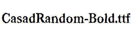 CasadRandom-Bold.ttf