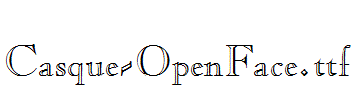 Casque-OpenFace.ttf