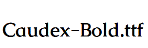 Caudex-Bold.ttf