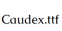 Caudex.ttf