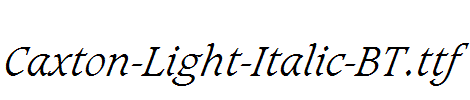 Caxton-Light-Italic-BT.ttf