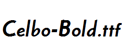 Celbo-Bold.ttf