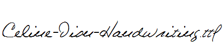 Celine-Dion-Handwriting.ttf