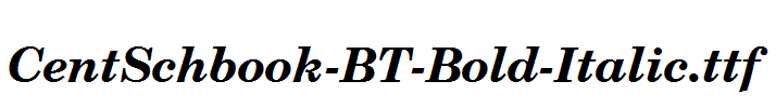 CentSchbook-BT-Bold-Italic.ttf