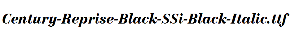 Century-Reprise-Black-SSi-Black-Italic.ttf