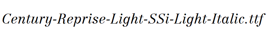 Century-Reprise-Light-SSi-Light-Italic.ttf