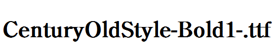 CenturyOldStyle-Bold1-.ttf