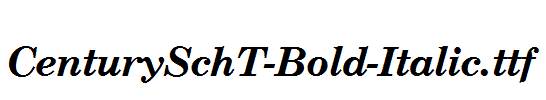 CenturySchT-Bold-Italic.ttf