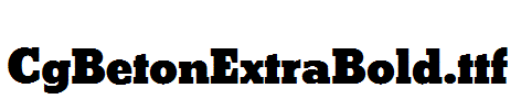 CgBetonExtraBold.ttf