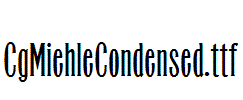 CgMiehleCondensed.ttf