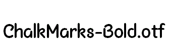 ChalkMarks-Bold.otf