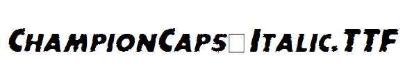 ChampionCaps-Italic.ttf