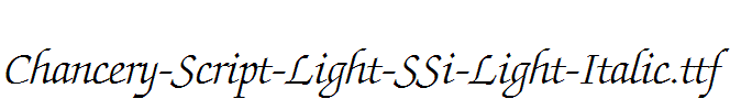 Chancery-Script-Light-SSi-Light-Italic.ttf
