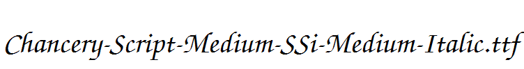 Chancery-Script-Medium-SSi-Medium-Italic.ttf