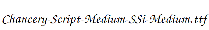 Chancery-Script-Medium-SSi-Medium.ttf