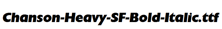 Chanson-Heavy-SF-Bold-Italic.ttf