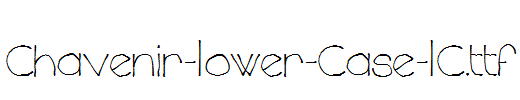 Chavenir-Lower-Case-LC.ttf