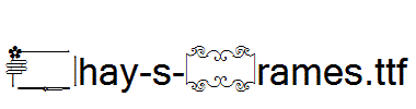 Chay-s-Frames.ttf